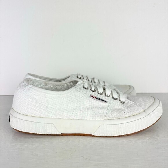 Superga 2750 Cotu Classic Canvas Sneaker White Women's Size 10 - Picture 2 of 8